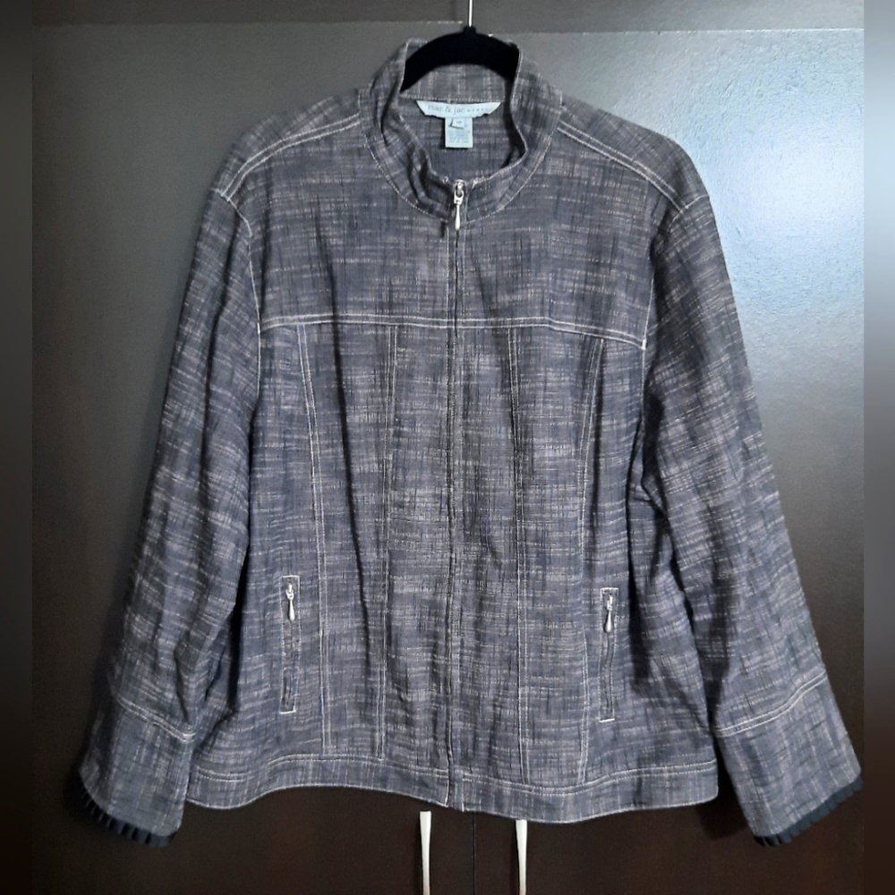 Mac +Jac Woman Black Denim Jacket